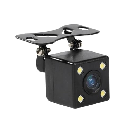 Kabellose Rückfahrkamera 4/12LED Auto Rückansicht Kamera 170 Grad Blickwinkel Auto Parkplatz Monitor Nachtsicht Wasserdicht HD 720P(4 LED) von Generisch