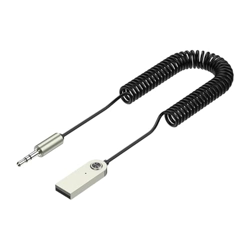 Kabelloser AUX-Eingang, kabelloser Aux-Eingang, 3,5-mm-Schnittstelle, Metall-Auto-Adapter, Freisprechmikrofon, Navigation, Broadcast, kabelloser 5.2-Empfänger für -Stereo-Lautsprecher Kabelloser AUX-Eingang, kabelloser Aux-Eingang, 3,5-mm-Schnittstelle, Metall-Auto-Adapter, Freisprechmikrofon, Navigation, Broadcast, kabelloser 5.2-Empfänger für -Stereo-Lautsprecher von Generisch