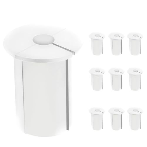Kabelmontagesatz, Kabelführungssatz | Silikon-Kabeltülle für Wandloch, 10 Stück | Kabeltülle für Wandloch, Kabeldurchführungsbuchse für Kabel-Router-Ethernet-Adapter von Generisch