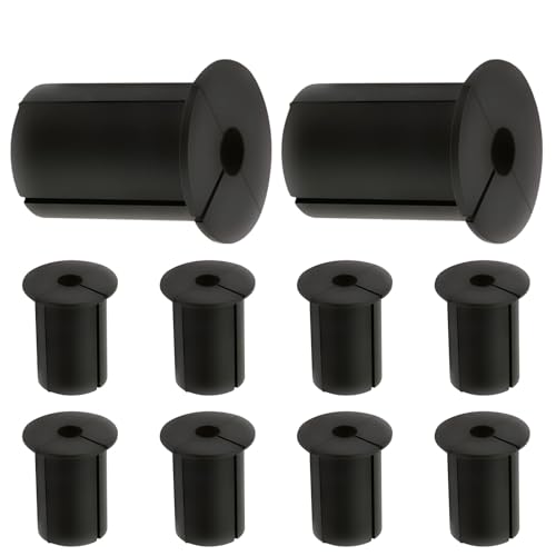 Kabelrouting -Kit -Wand, 10pcs Kabelzufuhr durch Buchsen | Kabeltation für Wandloch, Kabelrückung durch Buchsen für Kabelrouter -Ethernet -Adapter von Generisch