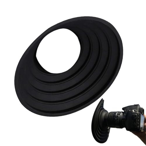 Kamera-Gegenlichtblende,Kamera-Gegenlichtblende-Abdeckung,Silikon-Spiegelreflexkamera-Gegenlichtblende | 50-70 mm Anti-Glas-Reflektions- und Blendschutz-Kameraschutz zur Vermeidung von Schmutz von Generisch