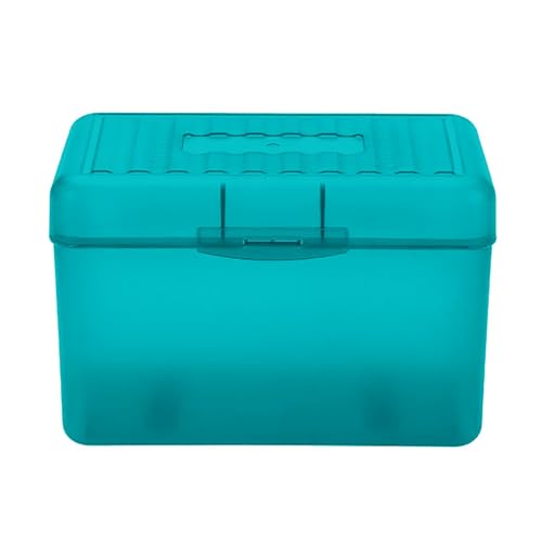 Karteikartenhalter, 1 Packung, 7,6 x 12,7 cm, für 250 Karten, Karteikartenbox, Notizkarten-Organizer mit Klappdeckel zum Befüllen von Karteikarten, Notizkarten usw. Auch in 6 Farben (Green, C) von Generisch