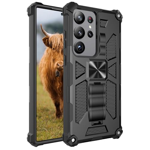 Kickstand-Hülle Für Samsung Galaxy S25/S25 Plus/S25 Ultra, Robuste Telefonhülle, Zweilagige, Stoßfeste Militär-Schutzhülle,S25 Ultra,Black Kickstand-Hülle Für Samsung Galaxy S25/S25 Plus/S25 Ultra, Robuste Telefonhülle, Zweilagige, Stoßfeste Militär-Schutzhülle,S25 Ultra,Black von Generisch