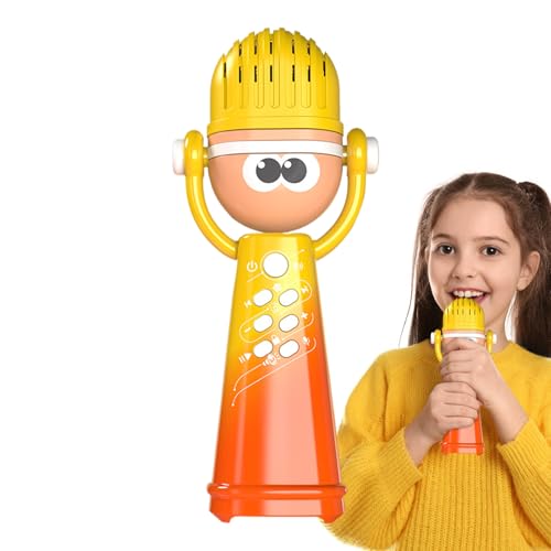 Kleinkindmikrofon, Kindermikrofon | Süße drahtlose Karaoke -Mikrofone mit Licht - Elektronisches sensorisches Musikspielzeug, frühkindliche Entwicklungsaktivität für Innenräume im Freien im Freien von Generisch