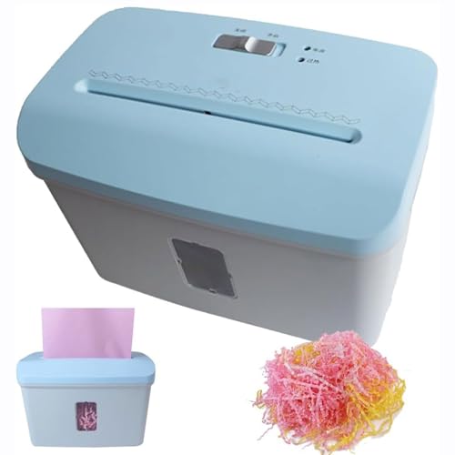 Knisterpapier-Aktenvernichter, 7,5 l, automatischer Zickzackschneider mit Sichtfenster, Papier und A4, perfekt für Handwerk, Geburtstag, Hochzeit, Festival Knisterpapier-Aktenvernichter, 7,5 l, automatischer Zickzackschneider mit Sichtfenster, Papier und A4, perfekt für Handwerk, Geburtstag, Hochzeit, Festival von Generisch