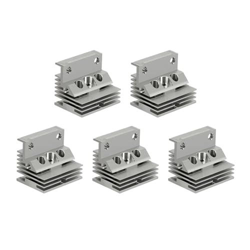 Kompatibel mit K1/K1 MAX Hot-End-Kühler-Kit, Metallkühler for 3D-Druckerzubehör, Kühler, 5 Stück Kompatibel mit K1/K1 MAX Hot-End-Kühler-Kit, Metallkühler for 3D-Druckerzubehör, Kühler, 5 Stück von Generisch