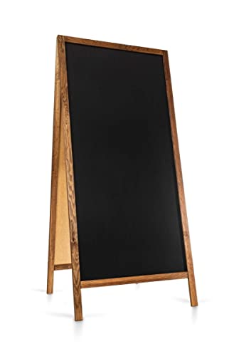 Kundenstopper »Kreidetafel-Aufsteller XL« aus Holz, 72x160 cm von Generisch