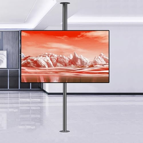 LCD-Fernseher, 360 Grad drehbarer Rahmen, Bodenständer, Trennwand, drehbarer TV-Schrank, drehbare Basis, verstellbar, neigbar, schwenkbar, TV-Deckenhalterung, passend für 81,3–190,5 cm (32–75 Zoll LCD-Fernseher, 360 Grad drehbarer Rahmen, Bodenständer, Trennwand, drehbarer TV-Schrank, drehbare Basis, verstellbar, neigbar, schwenkbar, TV-Deckenhalterung, passend für 81,3–190,5 cm (32–75 Zoll von Generisch