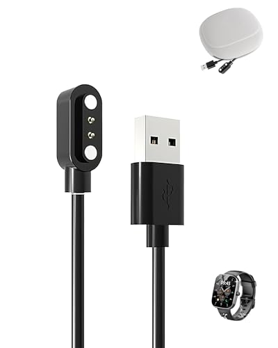 Ladekabel für Csasan T70 Smartwatch, 2-poliges 3,5 mm USB-Ladekabel, magnetische Befestigung, schnelles Aufladen, geringe Wärmeentwicklung, leicht, langlebig, tragbare Ladekabel für Csasan T70 Smartwatch, 2-poliges 3,5 mm USB-Ladekabel, magnetische Befestigung, schnelles Aufladen, geringe Wärmeentwicklung, leicht, langlebig, tragbare von Generisch