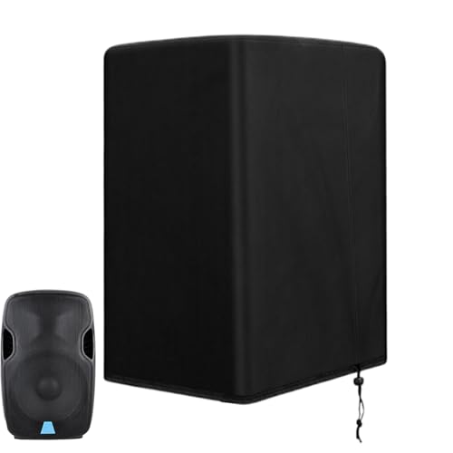 Lautsprecherabdeckung für Powerlautsprecher - Wasserdichter Schutz für Lautsprecher - Strapazierfähige Oxford-Tasche für Outdoor-Events, Garten und DJ von Generisch