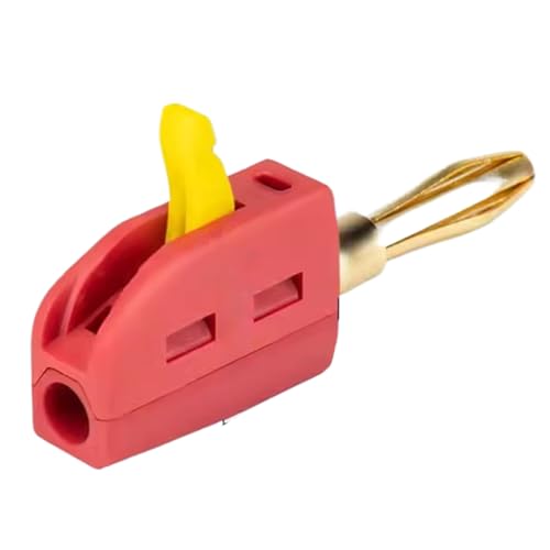 Lautsprecherkabelverbinder - Lautsprecher Bananen -Steckeranschlüsse, Premium -Lautsprecherdrahtanschlüsse | Quick Connect Banana Jack-Adapter, Hochwertige Lautsprecher-Kabelstecker Für Sichere Audioa Lautsprecherkabelverbinder - Lautsprecher Bananen -Steckeranschlüsse, Premium -Lautsprecherdrahtanschlüsse | Quick Connect Banana Jack-Adapter, Hochwertige Lautsprecher-Kabelstecker Für Sichere Audioa von Generisch