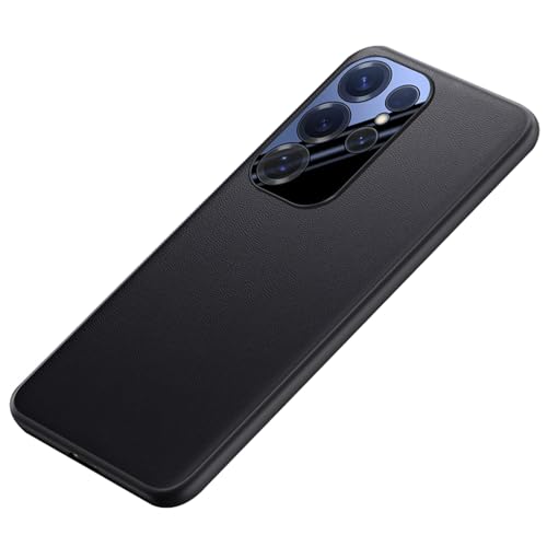 Lederhülle Für Samsung Galaxy S25/S25 Plus/S25 Ultra, Kameraschutz, Litschi-Textur, Business-Style-Cover, Schlanke Anti-Fingerabdruck-Hülle,S25,Black Lederhülle Für Samsung Galaxy S25/S25 Plus/S25 Ultra, Kameraschutz, Litschi-Textur, Business-Style-Cover, Schlanke Anti-Fingerabdruck-Hülle,S25,Black von Generisch