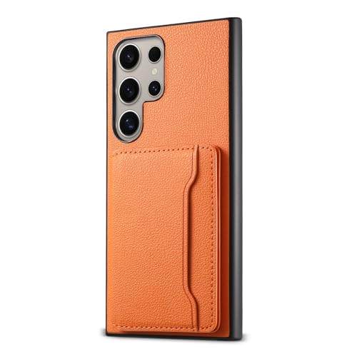 Lederhülle für Samsung Galaxy S25/S25 Plus/S25 Ultra, ultradünne Brieftaschenhülle mit Kartenfächern, Ständer, stoßfeste Retro-Schale Lederhülle für Samsung Galaxy S25/S25 Plus/S25 Ultra, ultradünne Brieftaschenhülle mit Kartenfächern, Ständer, stoßfeste Retro-Schale von Generisch