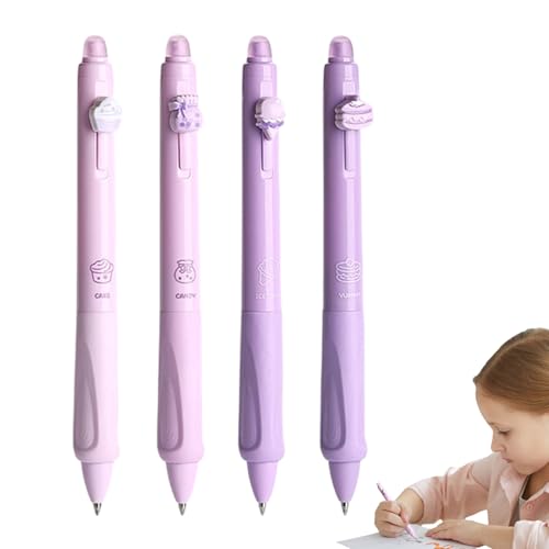 Löschbarer Stift, Gelschreiber löschen - 4x einziehbarer erasbarer Stift - Multifunktionales einziehbares Schreibwerkzeug zum Schreiben von Zeichnen unterstreicht das tägliche Journaling Löschbarer Stift, Gelschreiber löschen - 4x einziehbarer erasbarer Stift - Multifunktionales einziehbares Schreibwerkzeug zum Schreiben von Zeichnen unterstreicht das tägliche Journaling von Generisch