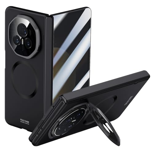 Magnetische Hülle für Honor Magic V3, Klappobjektivabdeckung, Ständerscharnier, Rundum-Displayschutz, Anti-Peep-PC-Schale, Fallschutz von Generisch