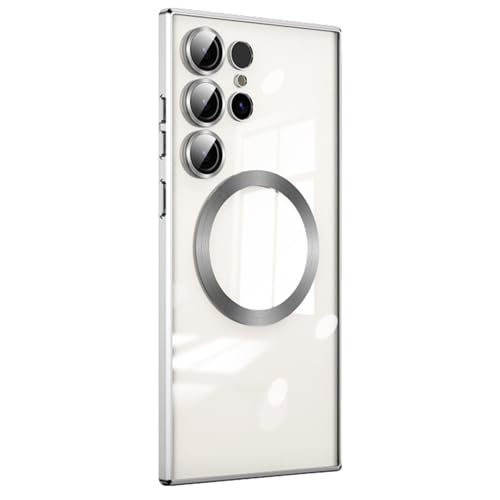 Magnetische Hülle für Samsung Galaxy S25/S25 Plus/S25 Ultra, Galvanisierte Hülle mit Kameraschutz, luxuriöse, weiche und schlanke Hülle Magnetische Hülle für Samsung Galaxy S25/S25 Plus/S25 Ultra, Galvanisierte Hülle mit Kameraschutz, luxuriöse, weiche und schlanke Hülle von Generisch