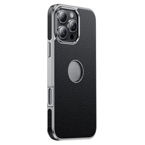 Magnetische Hülle für iPhone 16/16 plus/16 pro/16 pro max, Lederhülle mit Kohlefaserstruktur, ultradünn, randlos, stoßfest Magnetische Hülle für iPhone 16/16 plus/16 pro/16 pro max, Lederhülle mit Kohlefaserstruktur, ultradünn, randlos, stoßfest von Generisch
