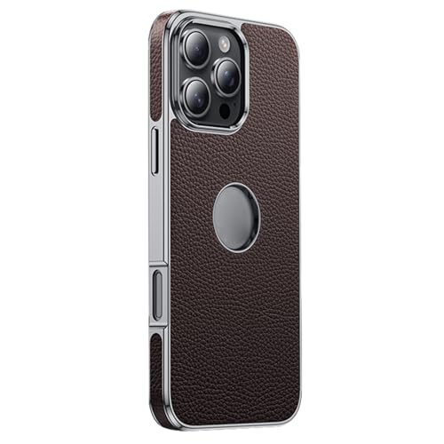 Magnetische Hülle für iPhone 16/16 plus/16 pro/16 pro max, Lederhülle mit Kohlefaserstruktur, ultradünn, randlos, stoßfest Magnetische Hülle für iPhone 16/16 plus/16 pro/16 pro max, Lederhülle mit Kohlefaserstruktur, ultradünn, randlos, stoßfest von Generisch