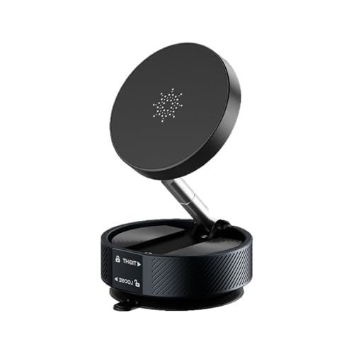 Magnetische Telefonhalterung, magnetischer Saugnäpft Cup Telefon Mount,Rotatable Automotive Dash Mobiltelefonständer-Multifunktionales Saugnapfauto -Telefon -Halterung für Lange Roadtrips von Generisch