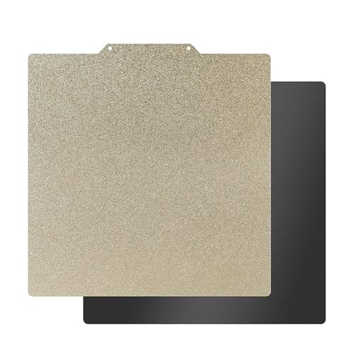 Magnetisches PEI-Pulverblatt 120/150/180/220/25/310/400 mm, doppelseitiges Federstahlblatt, strukturiert, for Ender 3 CR10 P1P-Bauplatte(Pei With Base,310X310mm) von Generisch