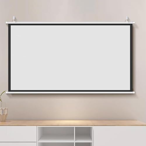 Manuelle Pull-Down-Projektor-Leinwand, HD-Film-Projektionsleinwand zur Wandmontage, geeignet für Schulen, Meetings im Innen- und Außenbereich, faltbares Design Manuelle Pull-Down-Projektor-Leinwand, HD-Film-Projektionsleinwand zur Wandmontage, geeignet für Schulen, Meetings im Innen- und Außenbereich, faltbares Design von Generisch