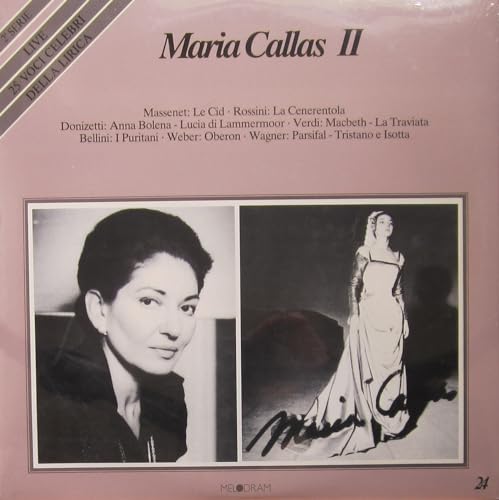 Maria Callas II (Live-Mitschnitte 1950-1962) [Schallplatte, Doppel-LP] von Generisch