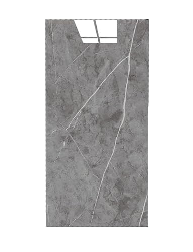 Marmorfliesen for Abziehen und Aufkleben, Vinyl-Bodenbelag for Wandpaneele, 60 x 30 cm, Bodenfliesenaufkleber for Badezimmer und Küche(Style 2,30x60cm(50pcs)) von Generisch