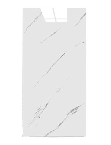 Marmorfliesen for Abziehen und Aufkleben, Vinyl-Bodenbelag for Wandpaneele, 60 x 30 cm, Bodenfliesenaufkleber for Badezimmer und Küche(Style 6,30x60cm(50pcs)) von Generisch