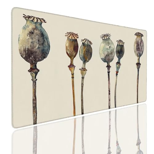 Mauspad XL 800x400x4mm Wasserdicht Schreibtischunterlage rutschfeste Speed Gaming Mousepad Ink (2) Groß Desk Mouse Mat Maus Pad, Schreibtisch Unterlage Deko für PC, MacBook, Laptop, Home Office von Generisch