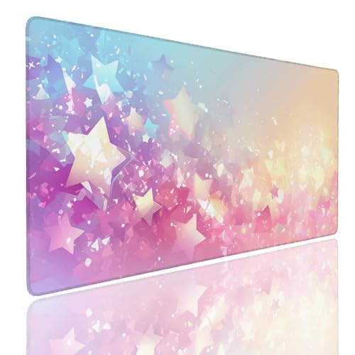 Mauspad XXL 1400x800x4mm Wasserdicht Schreibtischunterlage rutschfeste Speed Gaming Mousepad Luxury (8) Groß Desk Mouse Mat Maus Pad, Schreibtisch Unterlage Deko für PC, MacBook, Laptop, Home Office von Generisch