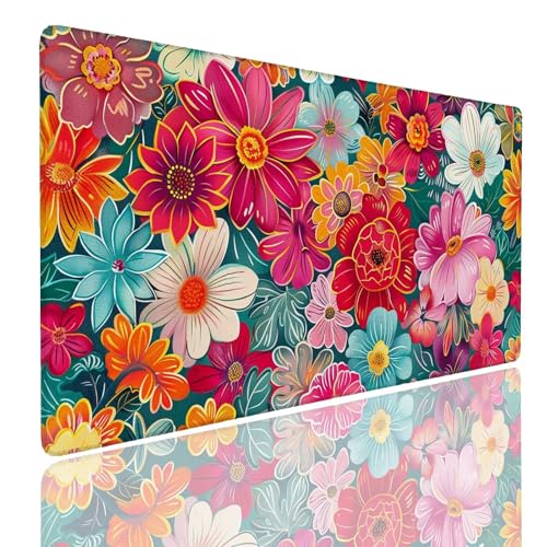 Mauspad XXL 1600x800x4mm Wasserdicht Schreibtischunterlage Rutschfeste Speed Gaming Mousepad Colorful (5) Groß Desk Mouse Mat Maus Pad, Schreibtisch Unterlage Deko für PC, Macbook, Laptop, Home Office von Generisch