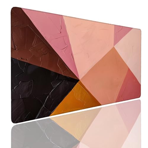 Mauspad XXL 1600x800x4mm Wasserdicht Schreibtischunterlage Rutschfeste Speed Gaming Mousepad Geometric (10) Groß Desk Mouse Mat Maus Pad, Schreibtisch Unterlage Deko für PC, Laptop, Home Office von Generisch