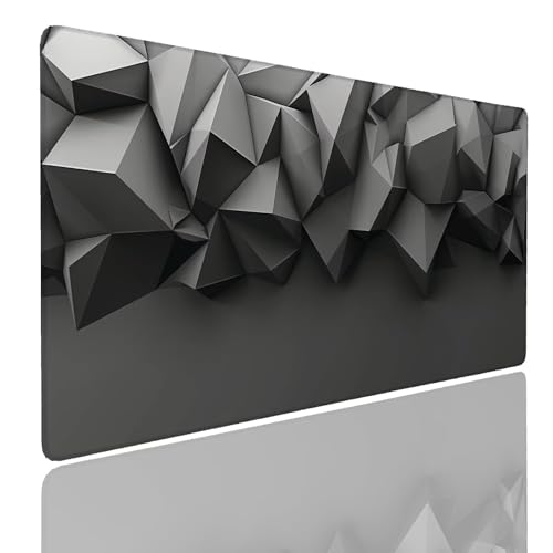 Mauspad XXL 1600x800x4mm Wasserdicht Schreibtischunterlage Rutschfeste Speed Gaming Mousepad Modern (2) Groß Desk Mouse Mat Maus Pad, Schreibtisch Unterlage Deko für PC, Macbook, Laptop, Home Office von Generisch