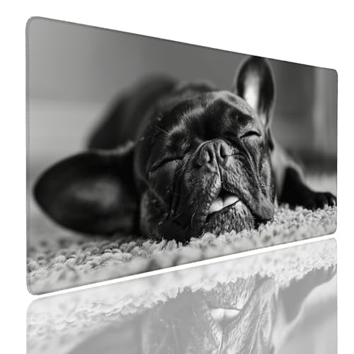 Mauspad XXL 1600x800x4mm Wasserdicht Schreibtischunterlage rutschfeste Speed Gaming Mousepad Dog Groß Desk Mouse Mat Maus Pad, Schreibtisch Unterlage Deko für PC, MacBook, Laptop, Home Office von Generisch