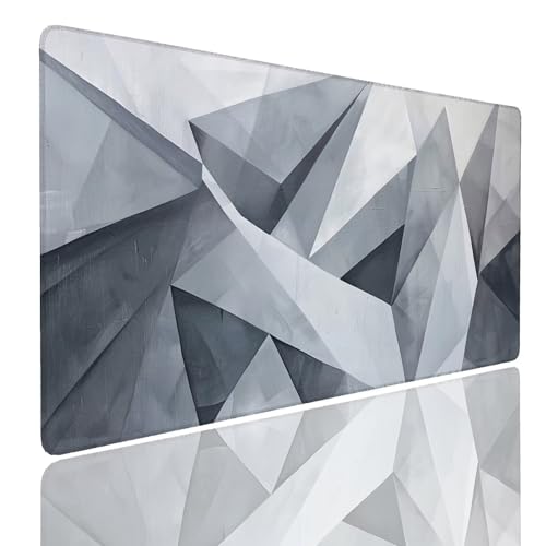 Mauspad XXL 1600x800x4mm Wasserdicht Schreibtischunterlage rutschfeste Speed Gaming Mousepad Geometric (4) Groß Desk Mouse Mat Maus Pad, Schreibtisch Unterlage Deko für PC, Laptop, Home Office von Generisch