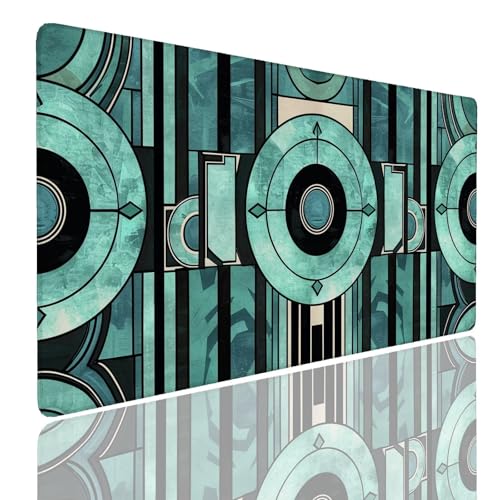 Mauspad XXL 1600x800x4mm Wasserdicht Schreibtischunterlage rutschfeste Speed Gaming Mousepad Green (15) Groß Desk Mouse Mat Maus Pad, Schreibtisch Unterlage Deko für PC, MacBook, Laptop, Home Office von Generisch