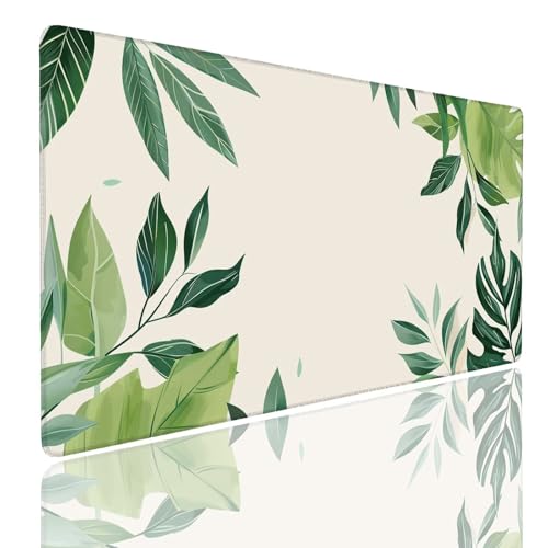 Mauspad XXL 1600x800x4mm Wasserdicht Schreibtischunterlage rutschfeste Speed Gaming Mousepad Green (4) Groß Desk Mouse Mat Maus Pad, Schreibtisch Unterlage Deko für PC, MacBook, Laptop, Home Office von Generisch