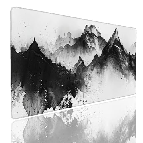 Mauspad XXL 1600x800x4mm Wasserdicht Schreibtischunterlage rutschfeste Speed Gaming Mousepad Grey (11) Groß Desk Mouse Mat Maus Pad, Schreibtisch Unterlage Deko für PC, MacBook, Laptop, Home Office von Generisch