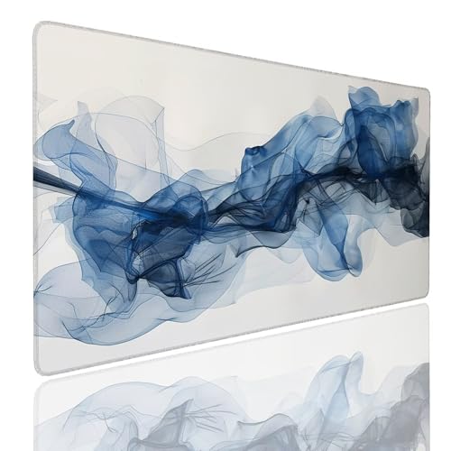 Mauspad XXL 1600x800x4mm Wasserdicht Schreibtischunterlage rutschfeste Speed Gaming Mousepad Ink (1) Groß Desk Mouse Mat Maus Pad, Schreibtisch Unterlage Deko für PC, MacBook, Laptop, Home Office von Generisch