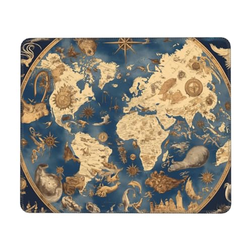 Mauspad – ultraweiche, glatte Oberfläche und rutschfeste Unterseite, niedliche Schreibtischdekoration für Büro/Gaming/Zuhause, modisches Accessoire für Frauen, Studenten, Profis, 17,8 x 21,6 cm von Generisch