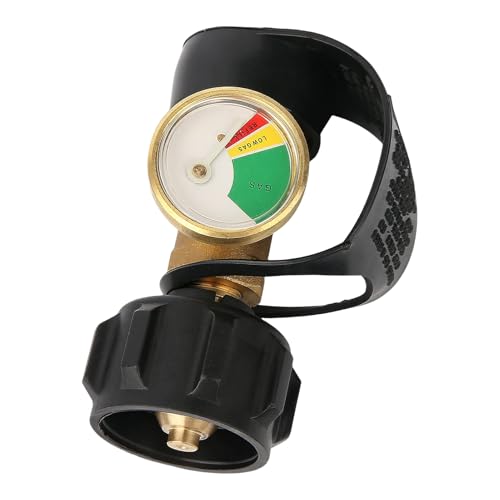Messgerät,Praktische Gasflaschen Füllstandsanzeige,Druckregler Gasflasche,Gasdruckregler Mit Manometer,Hochleistungs Manometer,Füllstandsanzeige,Lecksucher Für Gasgrill,Laterne,Heizung von Generisch