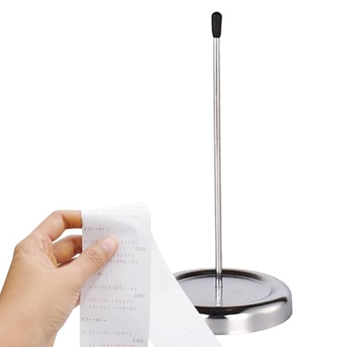 Metall-Notizblock, Rechnungs-Memo-Halter, Schreibtisch-Ticket-Halter, sichere und praktische Verwendung, kompaktes und platzsparendes Design, 14,7 x 7,3 cm, perfekt für Hotel und Restaurant Metall-Notizblock, Rechnungs-Memo-Halter, Schreibtisch-Ticket-Halter, sichere und praktische Verwendung, kompaktes und platzsparendes Design, 14,7 x 7,3 cm, perfekt für Hotel und Restaurant von Generisch