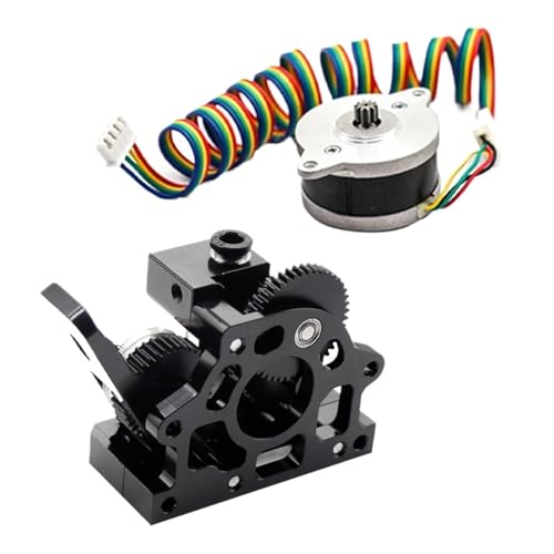 Metallgehärtetes Untersetzungsgetriebe aus Stahl, großes Getriebe, Extruder, Hochgeschwindigkeitsmotor, 3D-Druckerteile(HGX with Motor) von Generisch