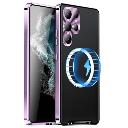 Metallgehäuse für Samsung Galaxy S25/S25 Plus/S25 Ultra, ultraklarer 4K-Linsenschutz, magnetisches Licht, Luxusgehäuse, Fallschutz Metallgehäuse für Samsung Galaxy S25/S25 Plus/S25 Ultra, ultraklarer 4K-Linsenschutz, magnetisches Licht, Luxusgehäuse, Fallschutz von Generisch