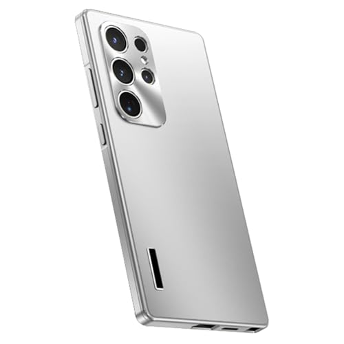 Metallrahmenhülle Für Samsung Galaxy S25/S25 Plus/S25 Ultra, Stoßfeste, Magnetische Saugnapfhülle, Schlanke Stoßstangenhülle, Kameraobjektiv-Schutzabdeckung,S25,Silver Metallrahmenhülle Für Samsung Galaxy S25/S25 Plus/S25 Ultra, Stoßfeste, Magnetische Saugnapfhülle, Schlanke Stoßstangenhülle, Kameraobjektiv-Schutzabdeckung,S25,Silver von Generisch
