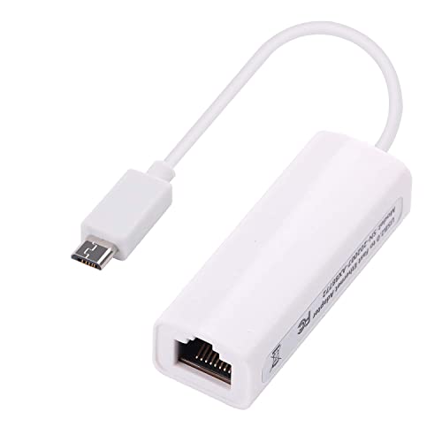 Micro USB auf RJ45 Ethernet Adapter 10/100Mbps, High Speed Internet Optimizer RJ45 auf Micro USB Ethernet LAN WiFi Netzwerkadapter Konverter Booster Plug Play für Tablet, PC, Laptop, Windows, Mac Micro USB auf RJ45 Ethernet Adapter 10/100Mbps, High Speed Internet Optimizer RJ45 auf Micro USB Ethernet LAN WiFi Netzwerkadapter Konverter Booster Plug Play für Tablet, PC, Laptop, Windows, Mac von Generisch