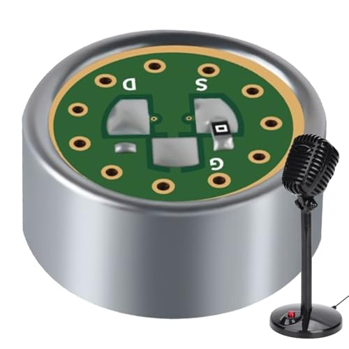 Mikrofon Dynamisch – Elektret-Mikrofon-Kondensator | 14 mm unidirektionaler Elektret-Lautsprecher | mit Rauschunterdrückung | Kondensator für Gesangsinstrumentaufnahmen Live-Übertragung Mikrofon Dynamisch – Elektret-Mikrofon-Kondensator | 14 mm unidirektionaler Elektret-Lautsprecher | mit Rauschunterdrückung | Kondensator für Gesangsinstrumentaufnahmen Live-Übertragung von Generisch
