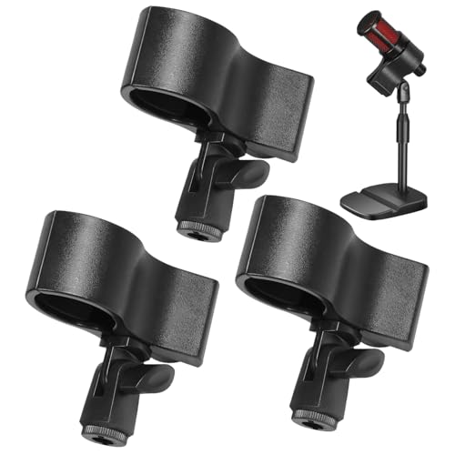 Mikrofonhalter Für Mikrofonstativ,Ständerhalterung Für Mikrofon | 3er Set Verstellbare Halterung Für Video Sport Radio PC Mikrofonhalter Für Mikrofonstativ,Ständerhalterung Für Mikrofon | 3er Set Verstellbare Halterung Für Video Sport Radio PC von Generisch