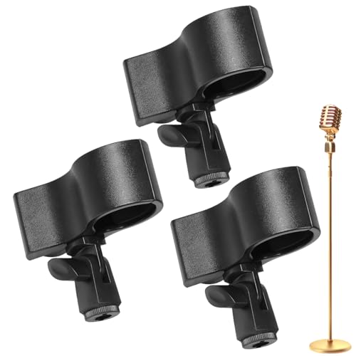 Mikrofonklemme Für Mikrofonstativ, Ständerhalterung Für Mikrofon, 3er Set Verstellbare Halterung Für Video Sport Radio PC Mikrofonklemme Für Mikrofonstativ, Ständerhalterung Für Mikrofon, 3er Set Verstellbare Halterung Für Video Sport Radio PC von Generisch