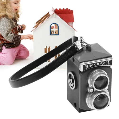 Mini Digitalkamera - Dollhoouse Miniaturkamera | Ornament Vintage | Vintage Modell Puppenzubehör | Retro Digital für alle, die Fotografie lieben Sein Aussehen von Generisch